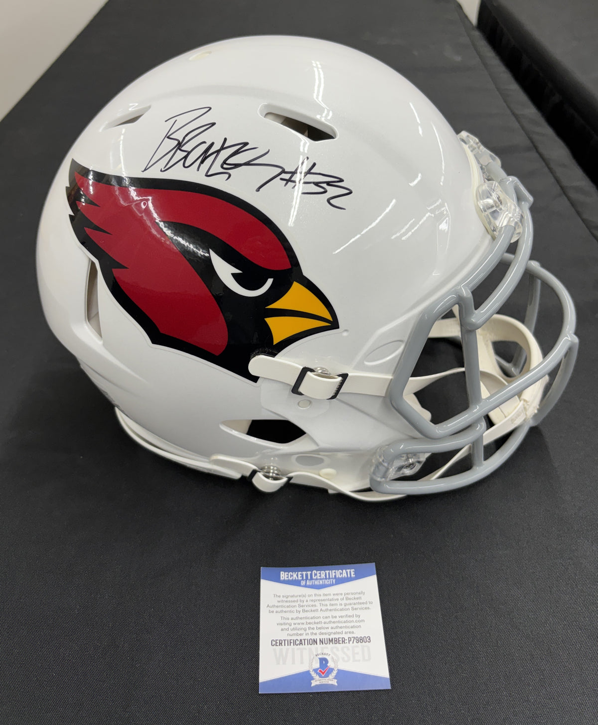 Budda Baker Signed Autographed Helmet Authentic BAS Cert