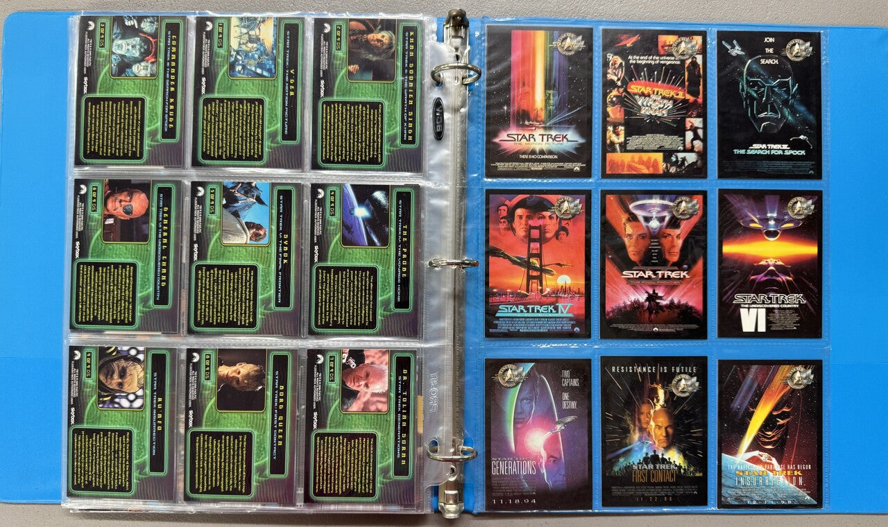 2000 SkyBox Star Trek Cinema 2000 Complete Card Set W/ Inserts