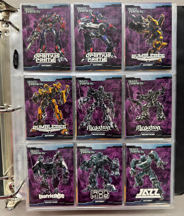 2007-13 Topps/Hasbro Transformers The Movie Complete Card Sets