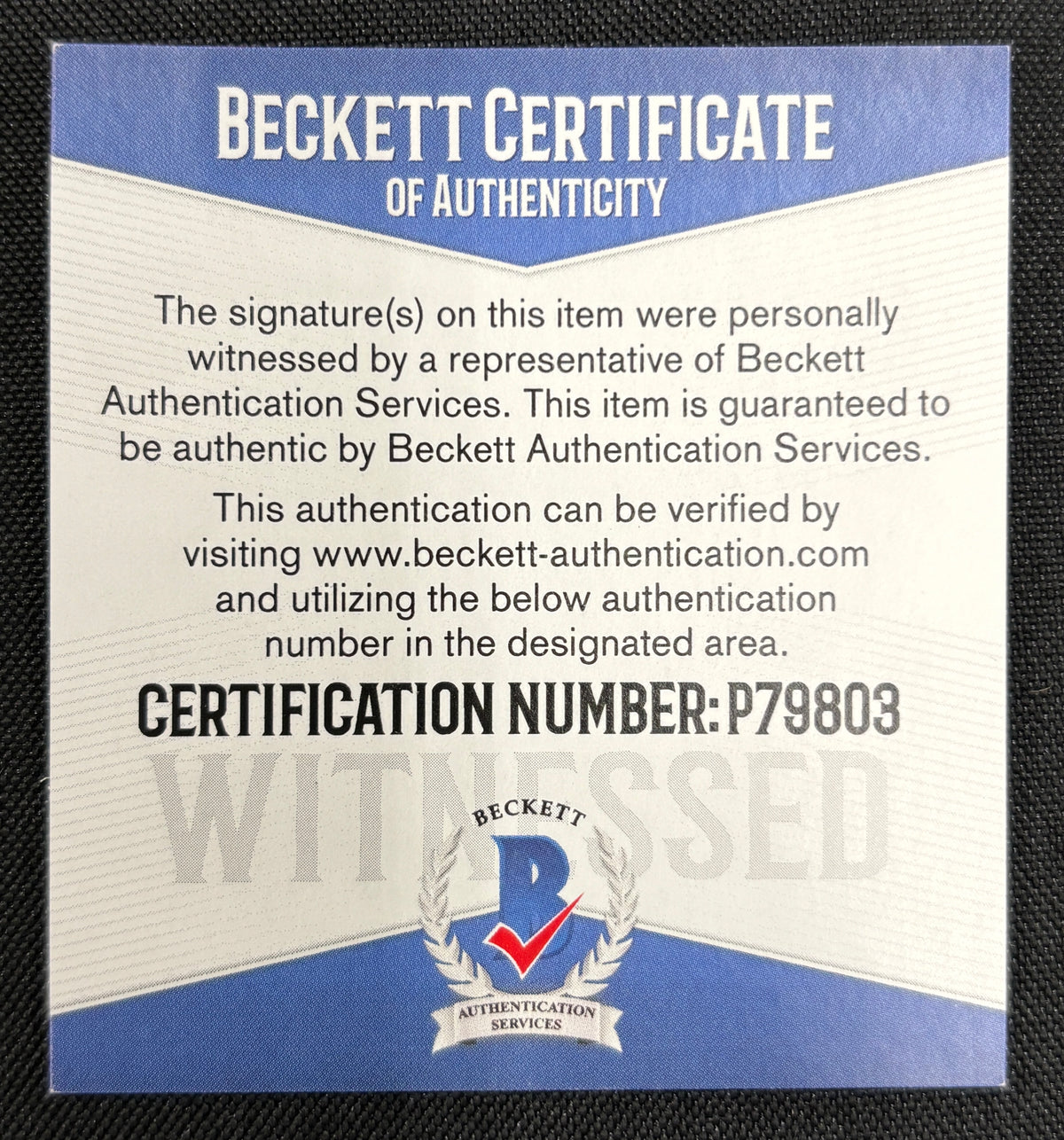 Budda Baker Signed Autographed Helmet Authentic BAS Cert