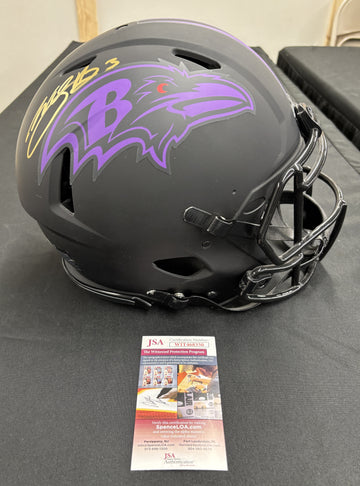 Willis McGahee Signed Autographed Helmet Authentic Eclipse JSA Cert