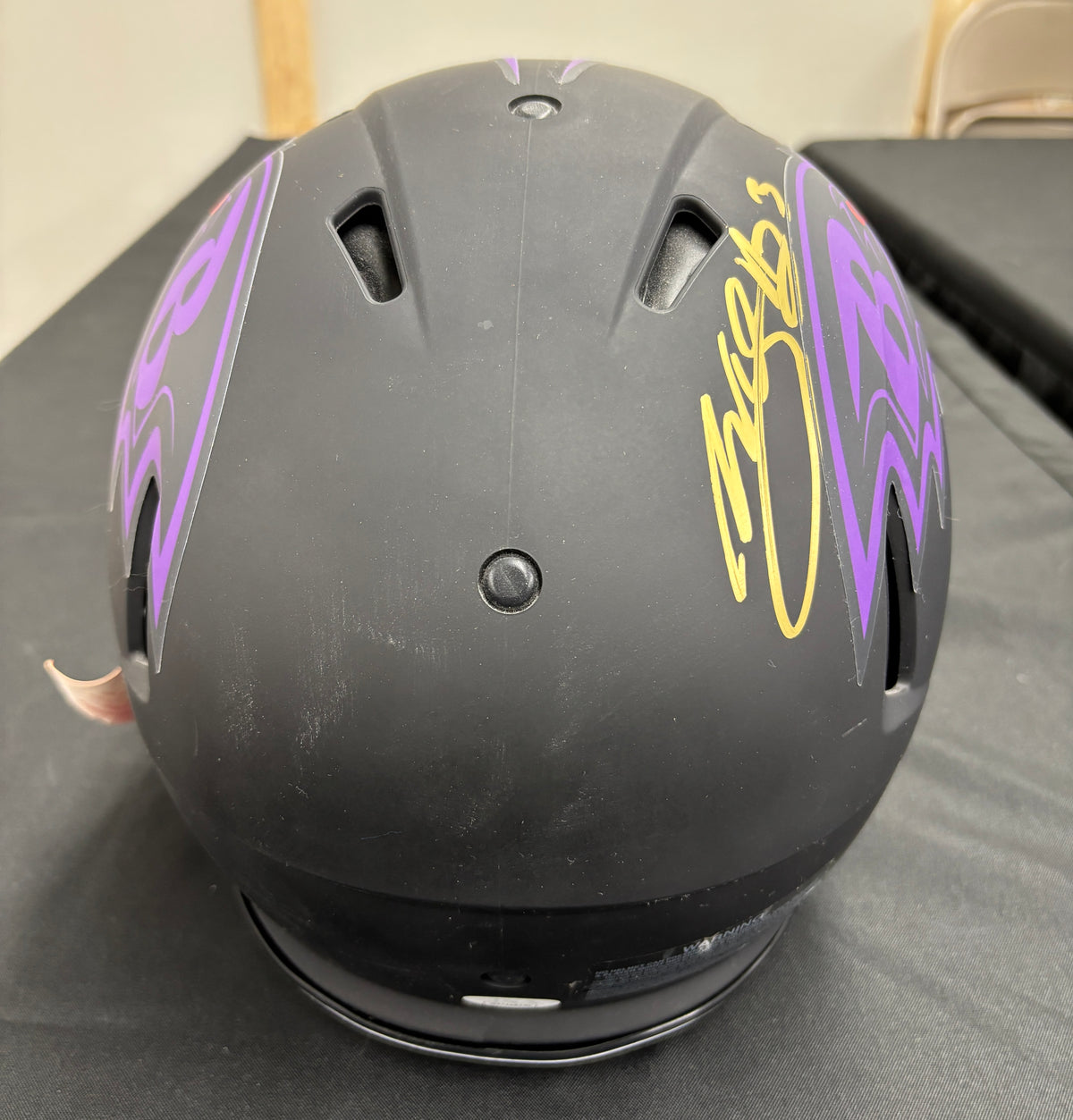 Willis McGahee Signed Autographed Helmet Authentic Eclipse JSA Cert