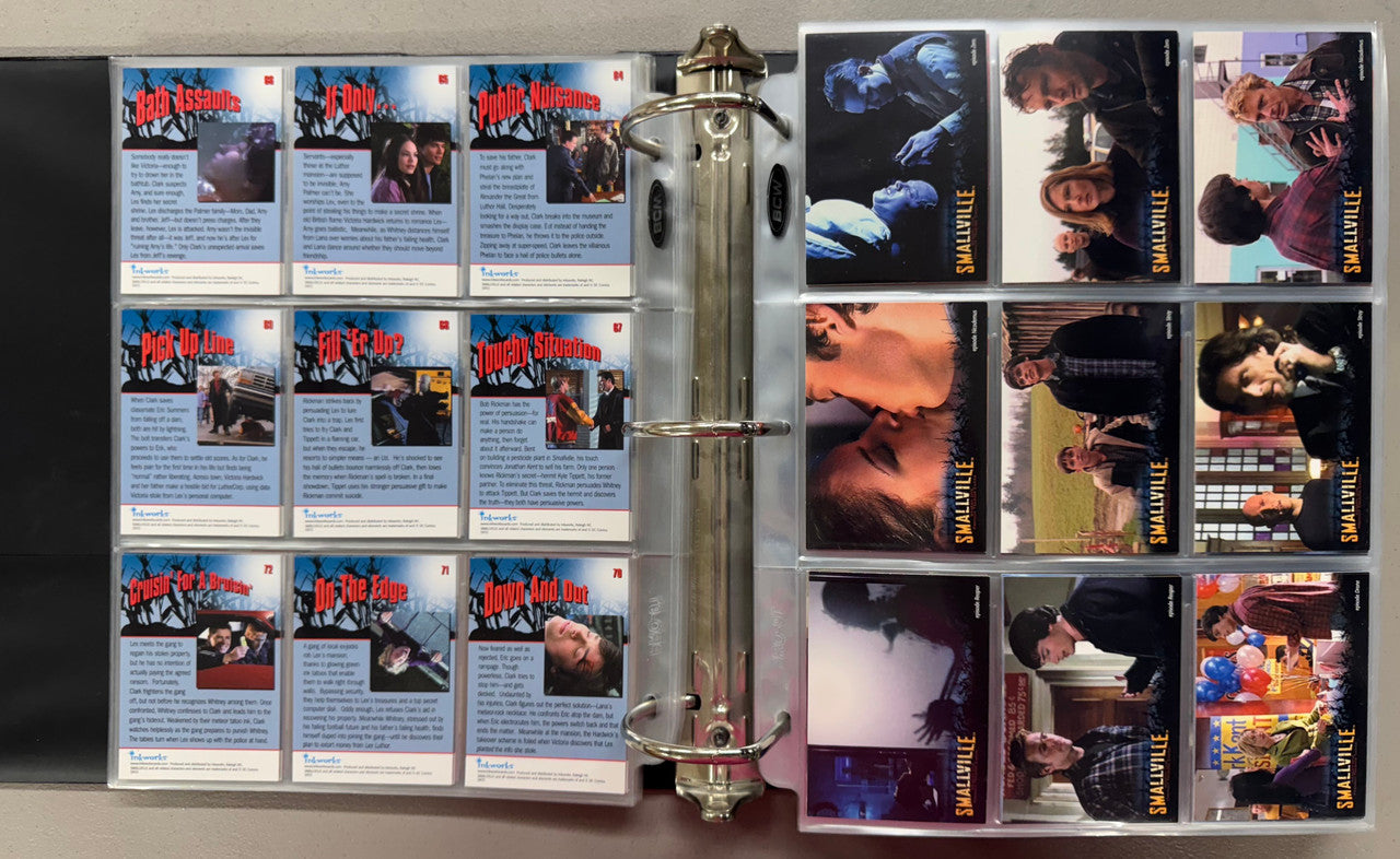 2002-12 Inkworks/Cryptozoic Smallville Seasons 1-10 Complete Card Sets