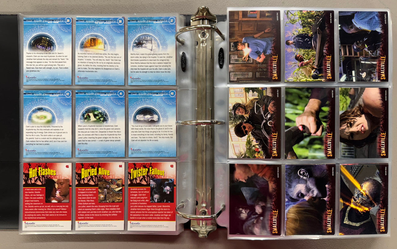2002-12 Inkworks/Cryptozoic Smallville Seasons 1-10 Complete Card Sets