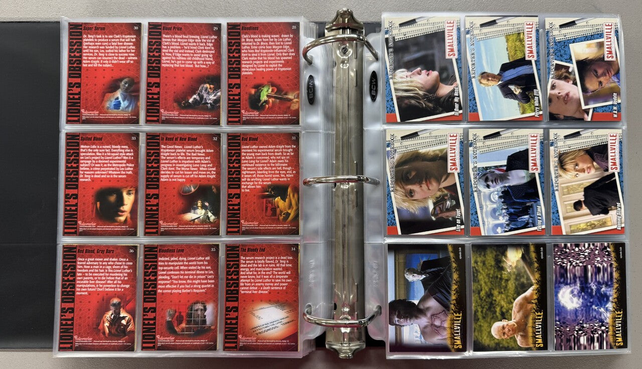 2002-12 Inkworks/Cryptozoic Smallville Seasons 1-10 Complete Card Sets