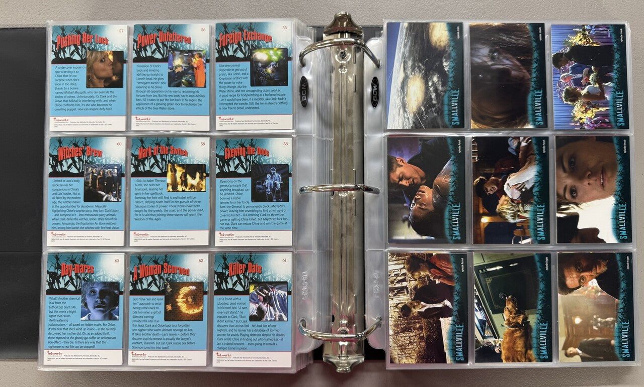 2002-12 Inkworks/Cryptozoic Smallville Seasons 1-10 Complete Card Sets