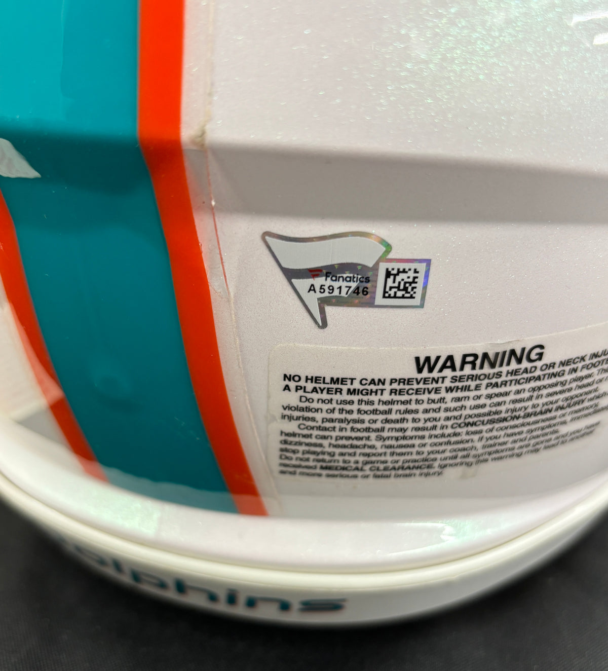 Tua Tagovailoa Signed Autographed Helmet Authentic Fanatics Cert
