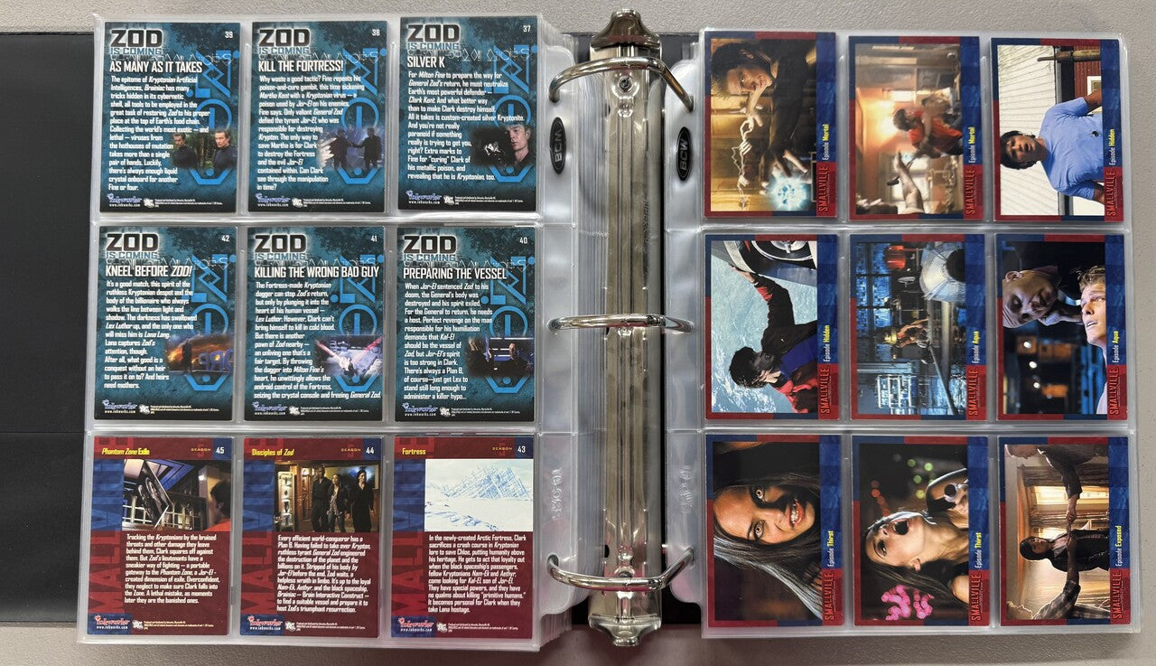 2002-12 Inkworks/Cryptozoic Smallville Seasons 1-10 Complete Card Sets