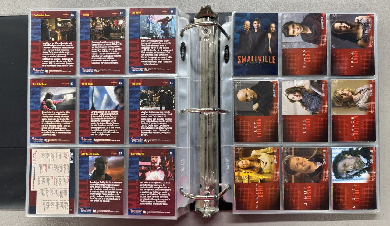 2002-12 Inkworks/Cryptozoic Smallville Seasons 1-10 Complete Card Sets