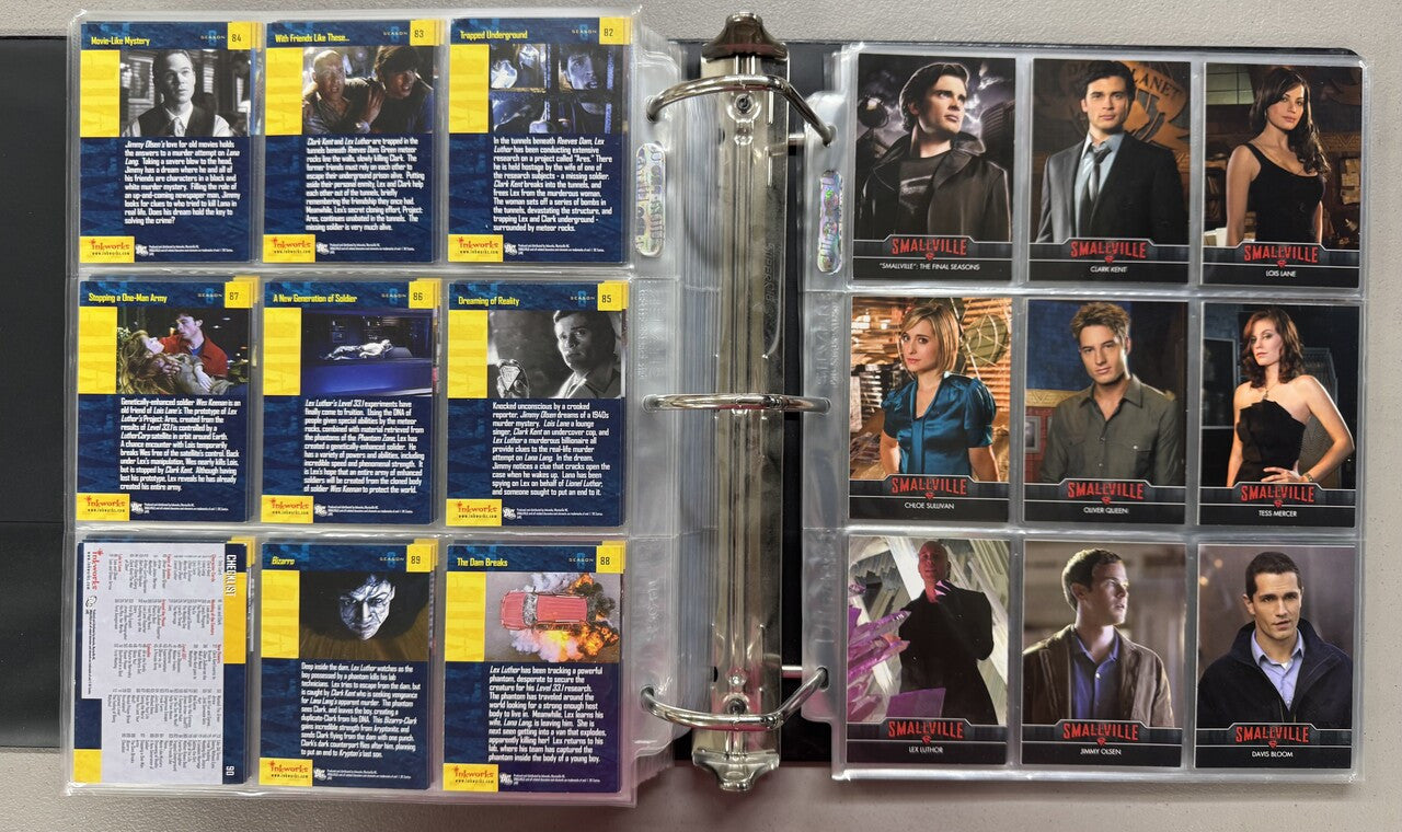 2002-12 Inkworks/Cryptozoic Smallville Seasons 1-10 Complete Card Sets