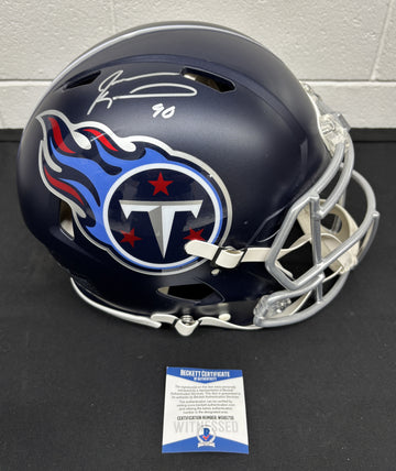Jevon Kearse Signed Autographed Helmet Authentic BAS Cert
