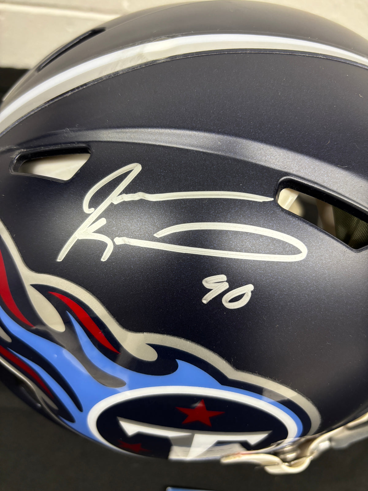 Jevon Kearse Signed Autographed Helmet Authentic BAS Cert