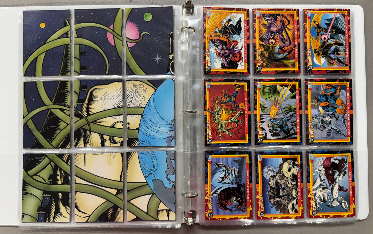 1993 SkyBox DC Bloodlines Complete Card Set W/ Inserts