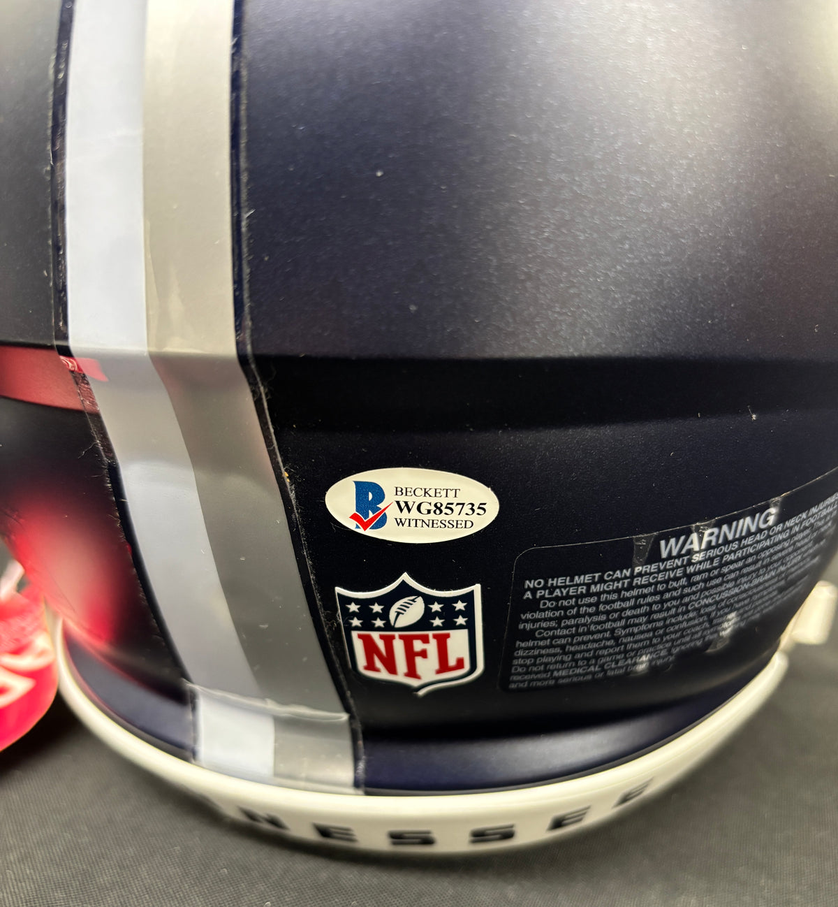 Jevon Kearse Signed Autographed Helmet Authentic BAS Cert