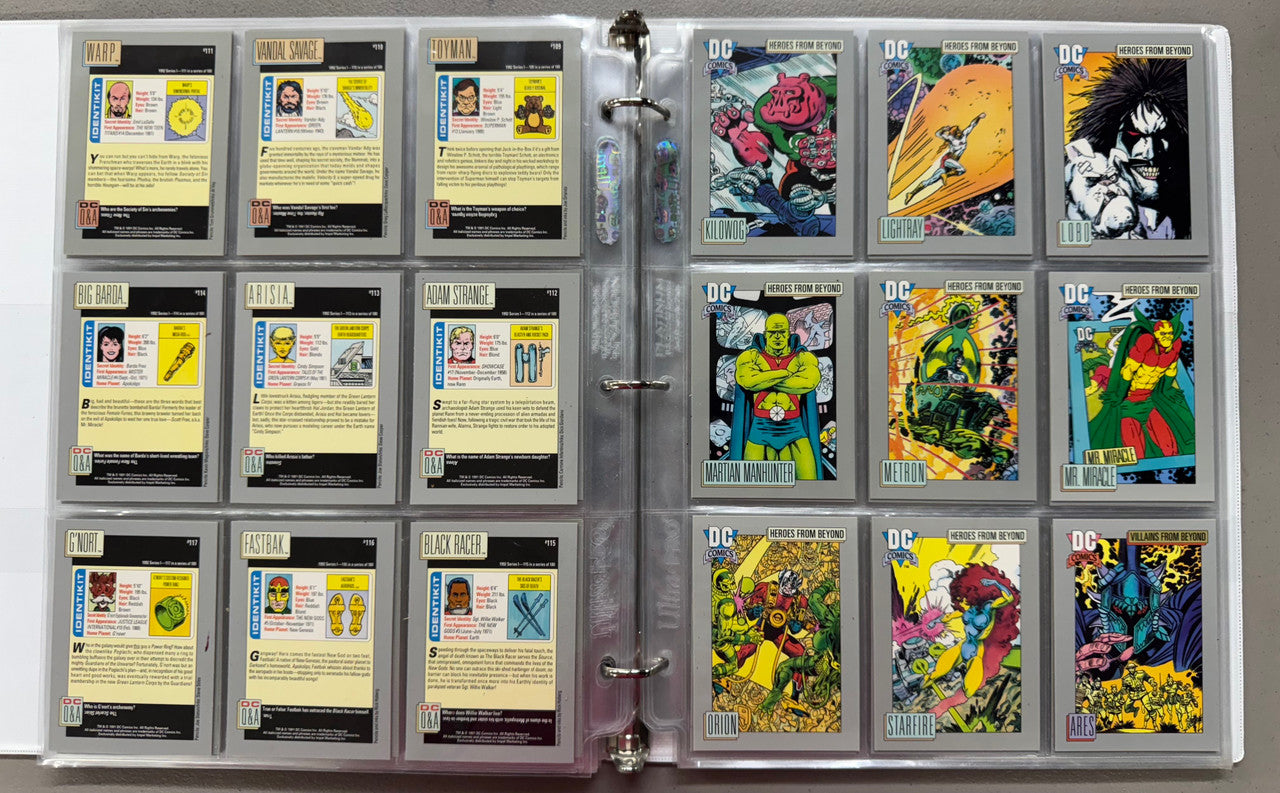 1991 Impel DC Comics Cosmic Series 1 Complete Card Set W/ Holograms