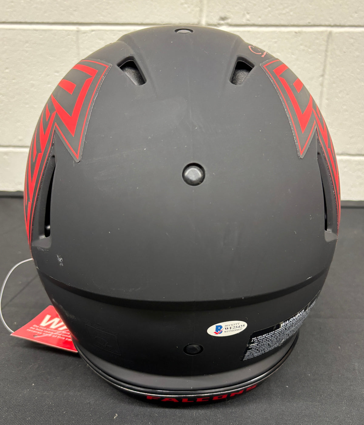 Calvin Ridley Signed Autographed Helmet Authentic Eclipse BAS Cert