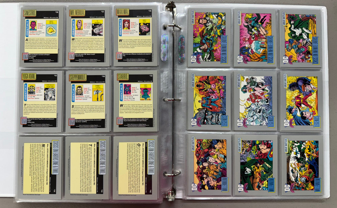 1991 Impel DC Comics Cosmic Series 1 Complete Card Set W/ Holograms