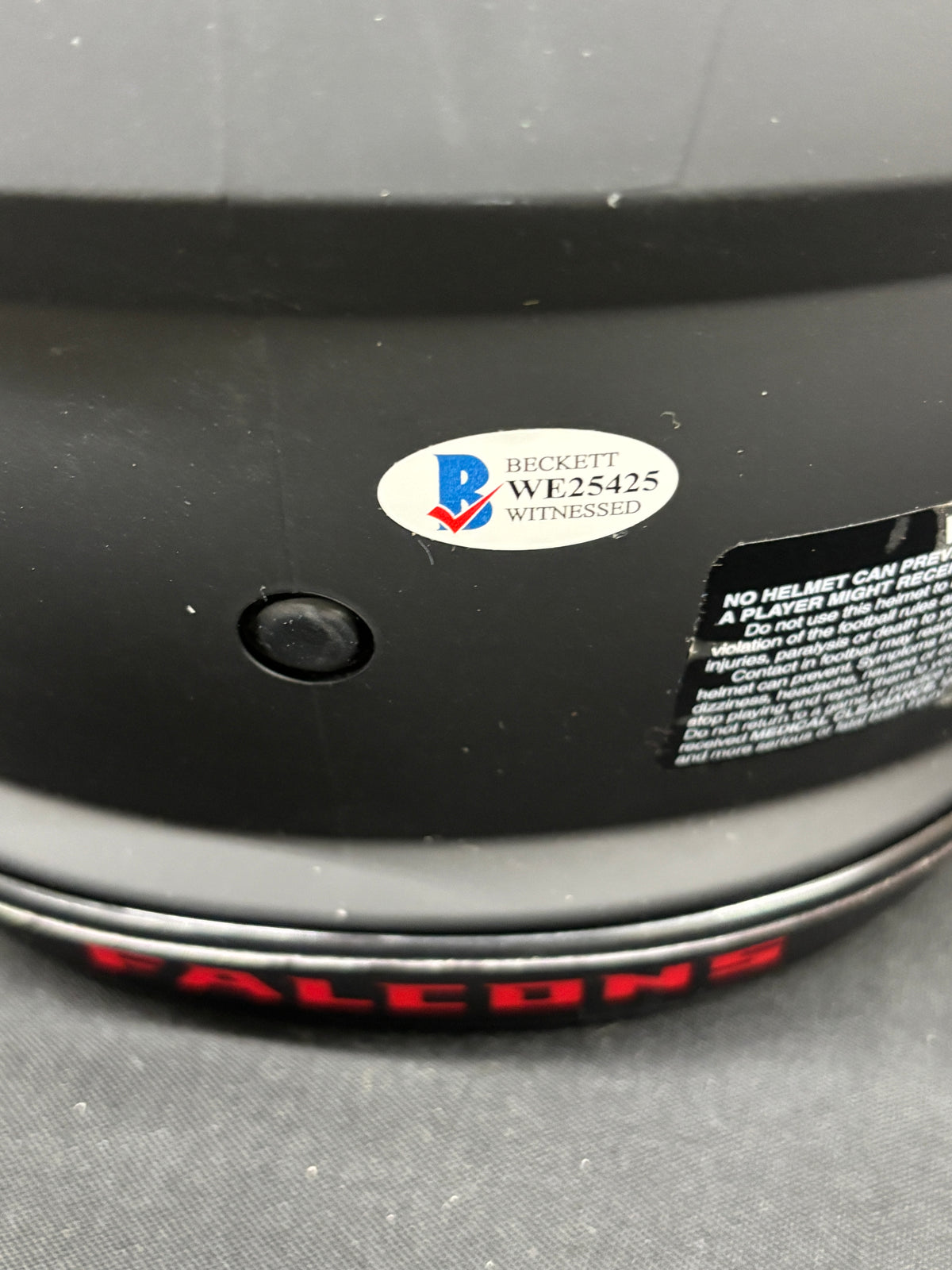 Calvin Ridley Signed Autographed Helmet Authentic Eclipse BAS Cert