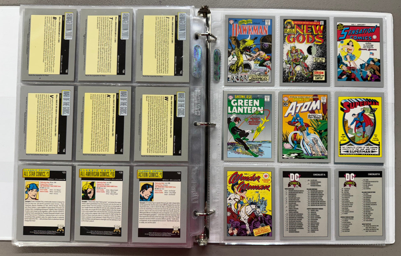 1991 Impel DC Comics Cosmic Series 1 Complete Card Set W/ Holograms