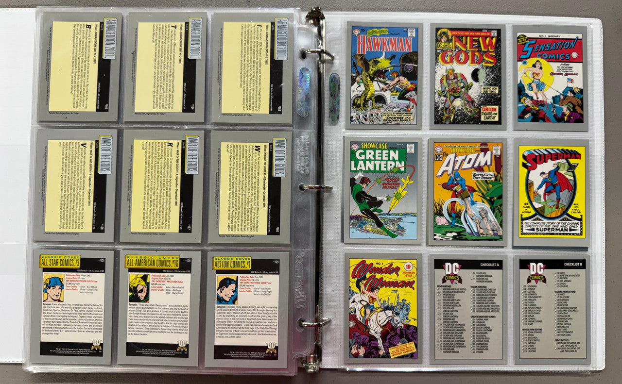 1991 Impel DC Comics Cosmic Series 1 Complete Card Set W/ Holograms