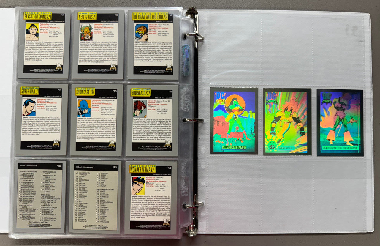 1991 Impel DC Comics Cosmic Series 1 Complete Card Set W/ Holograms