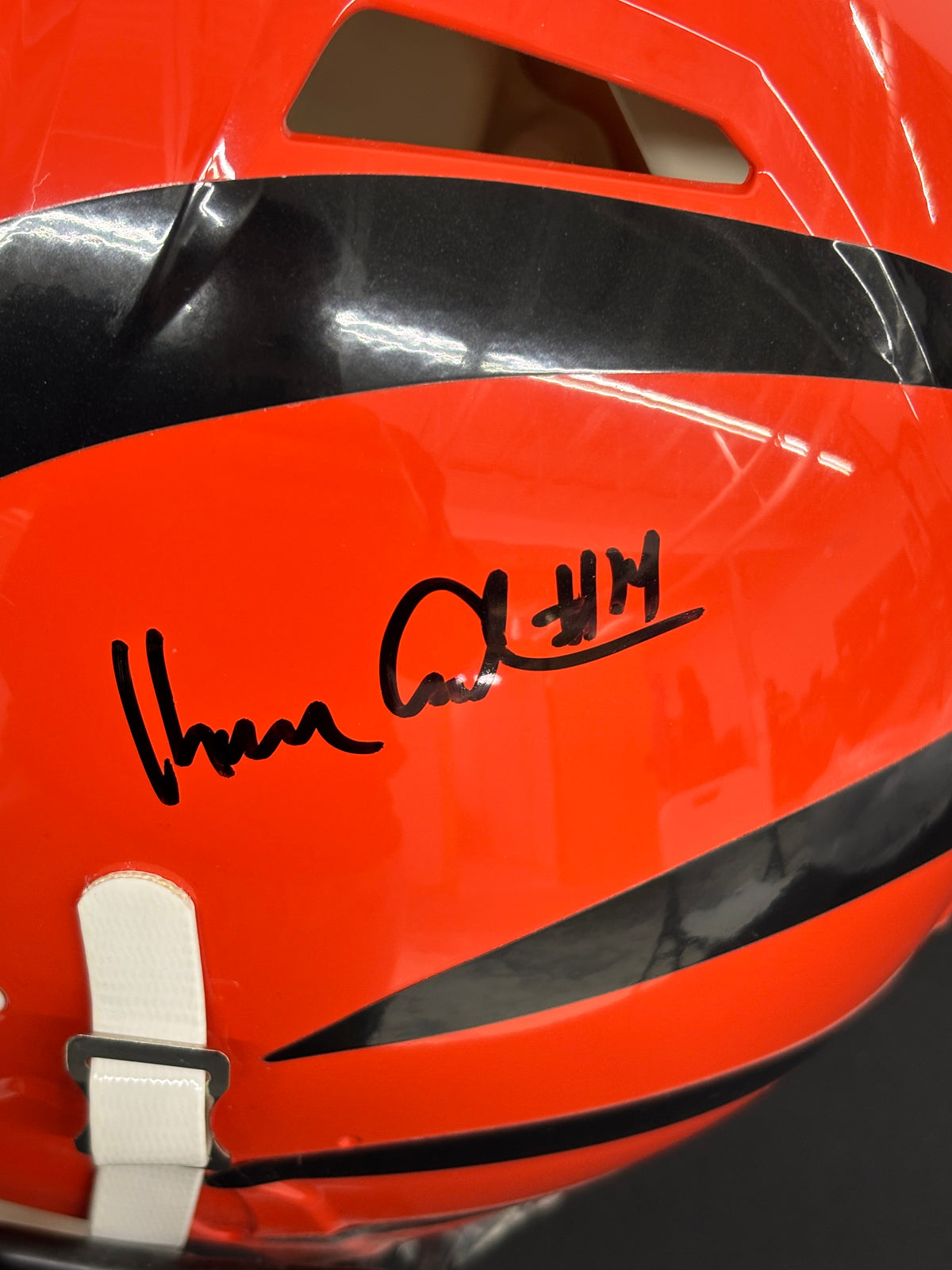 Ken Anderson Signed Autographed Helmet Authentic JSA Cert