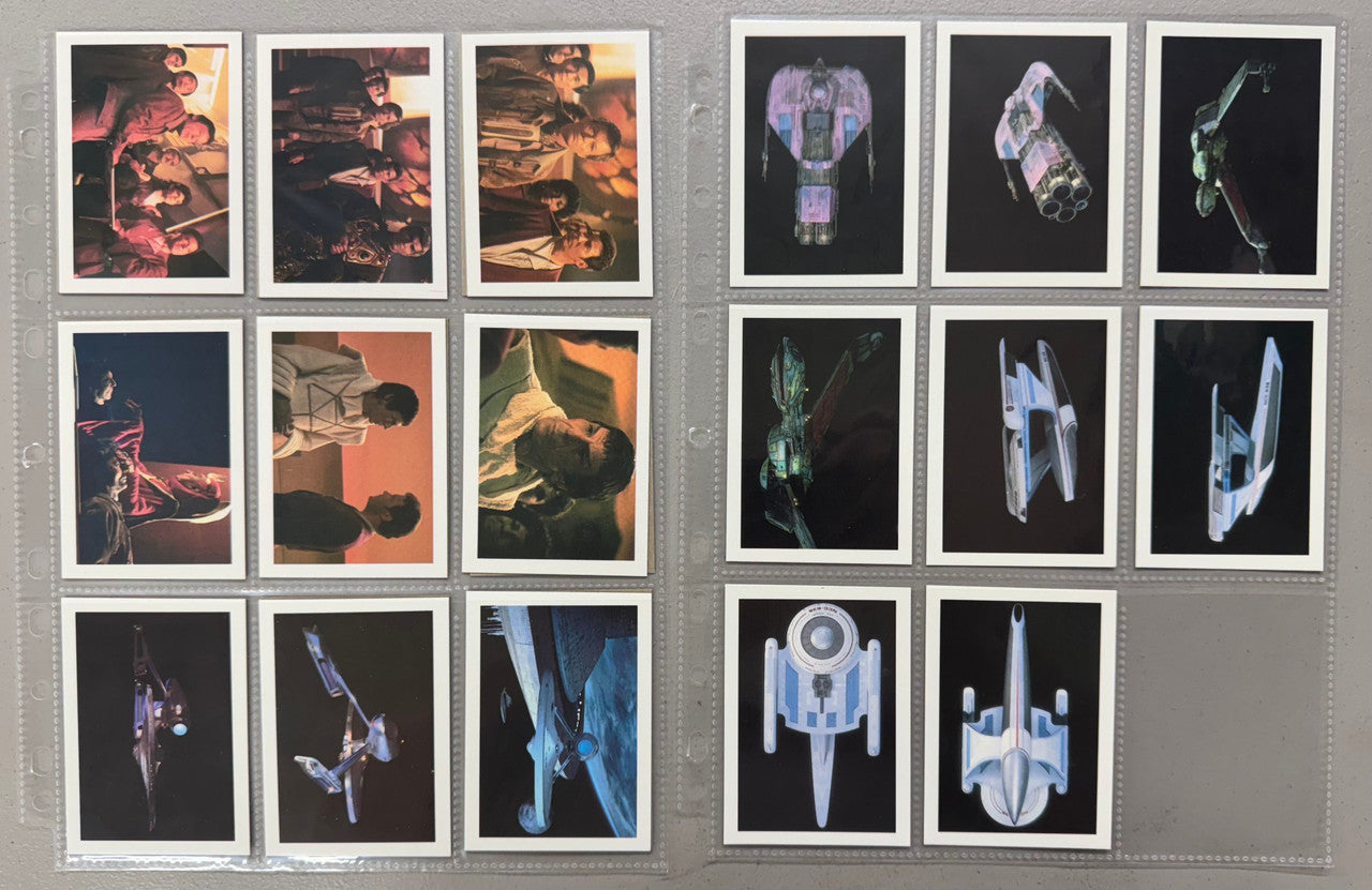 1984-87 FTCC Star Trek The Movie 3-4 Complete Sets W/ Inserts