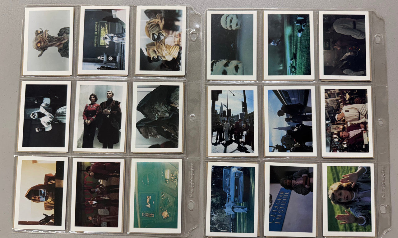 1984-87 FTCC Star Trek The Movie 3-4 Complete Sets W/ Inserts
