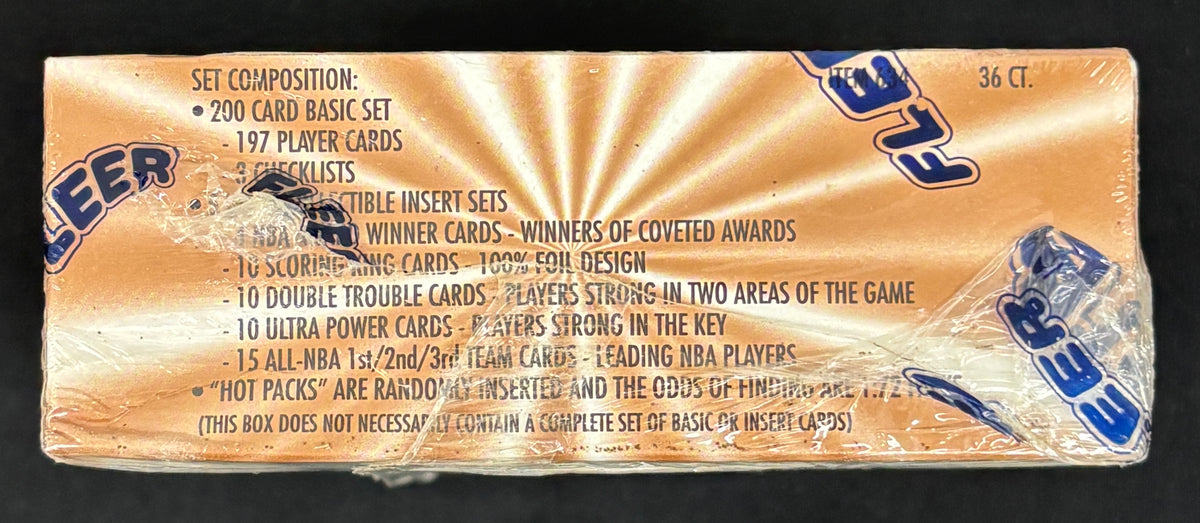 1994-95 Fleer Ultra Series One Basketball Factory Sealed Hobby Box