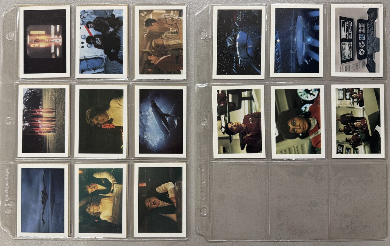 1984-87 FTCC Star Trek The Movie 3-4 Complete Sets W/ Inserts