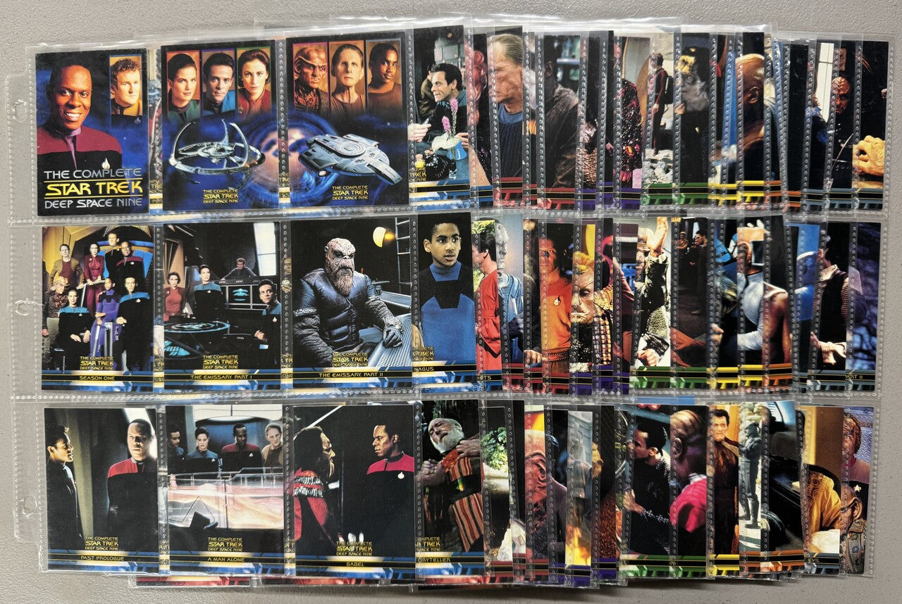 2003 Rittenhouse Star Trek The Complete Deep Space Nine Complete Set