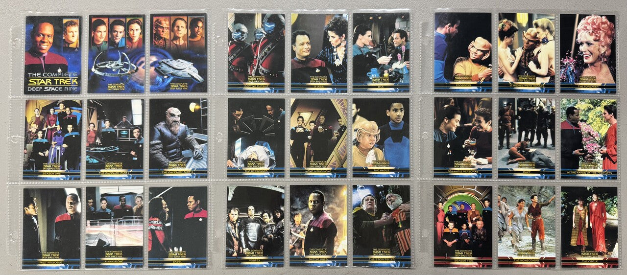 2003 Rittenhouse Star Trek The Complete Deep Space Nine Complete Set