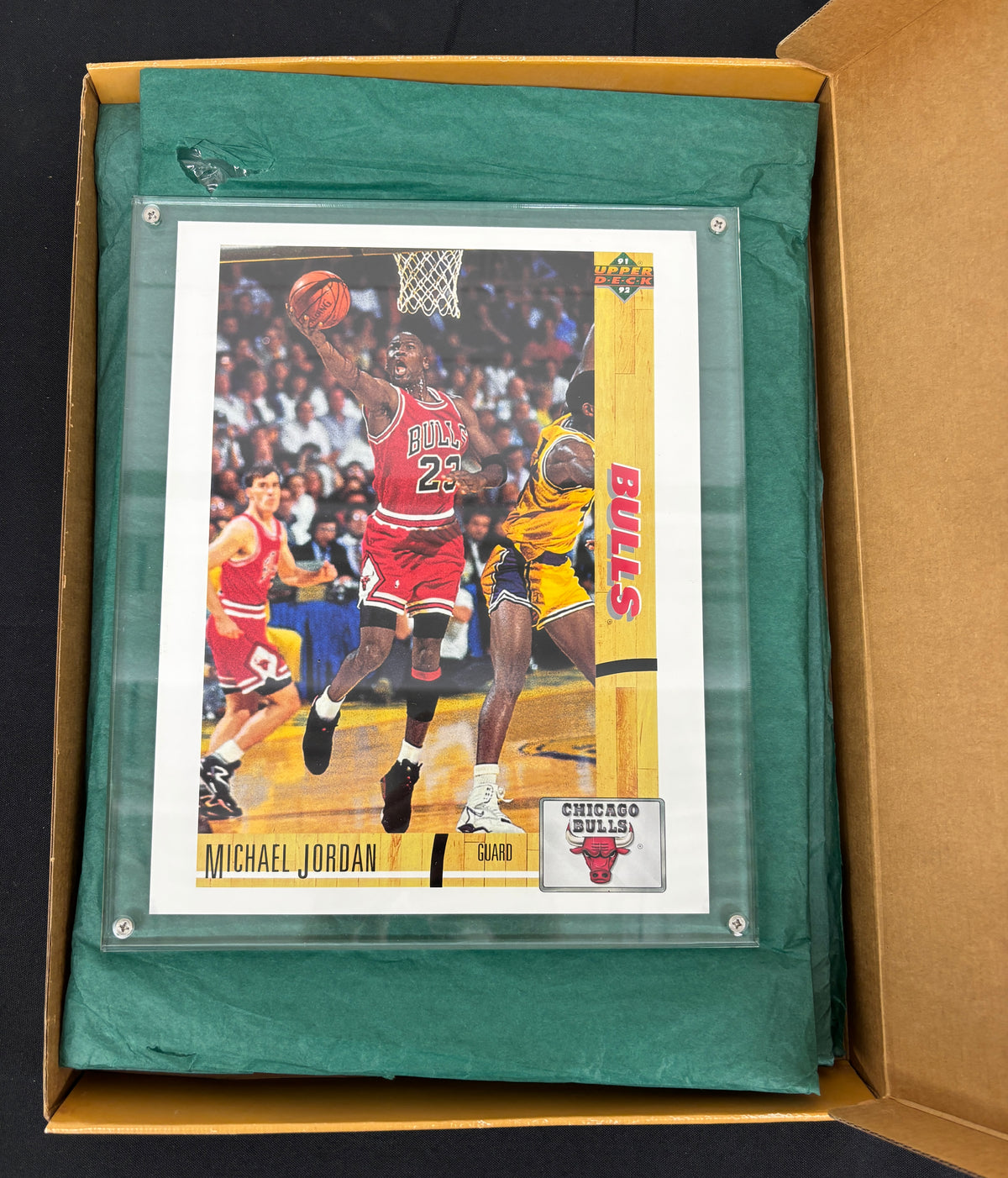 1992-93 Upper Deck Authenticated Michael Jordan Oversized W/Box /10,000 #44