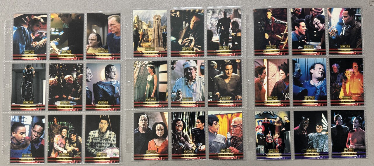 2003 Rittenhouse Star Trek The Complete Deep Space Nine Complete Set