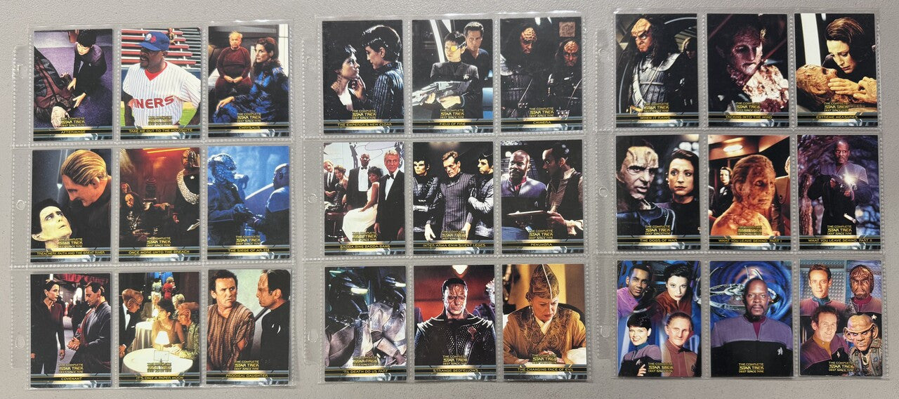 2003 Rittenhouse Star Trek The Complete Deep Space Nine Complete Set