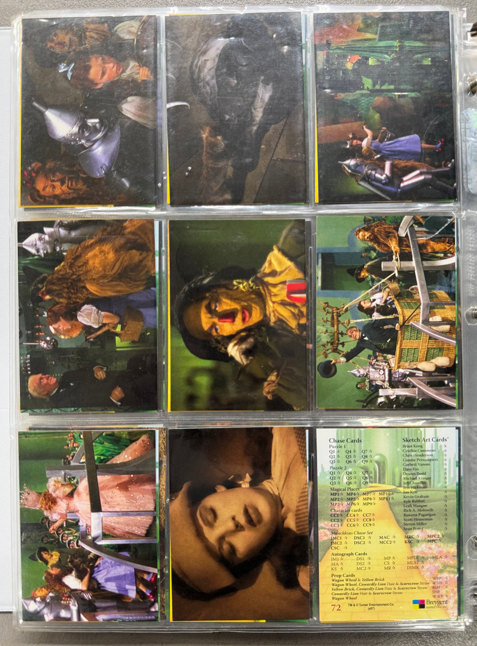 1990-2006 Pacific/Breygent Wizard of Oz Complete Card Sets