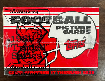 1989 Topps Traded Football Set BBCE Wrapped Sealed