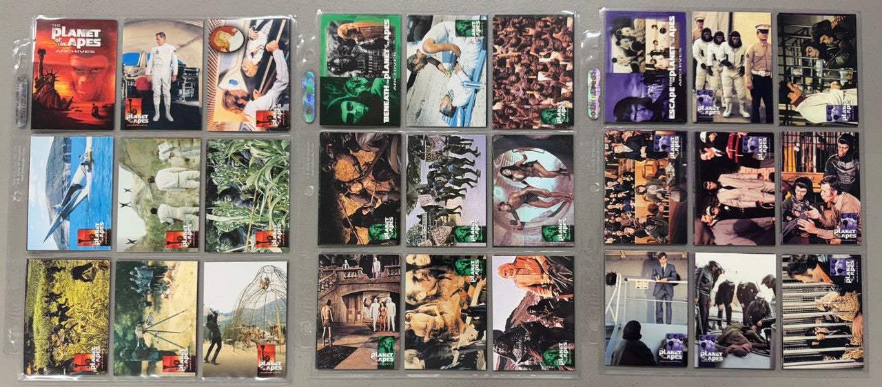 1996 Inkworks Planet of the Apes Archives Complete Card Set