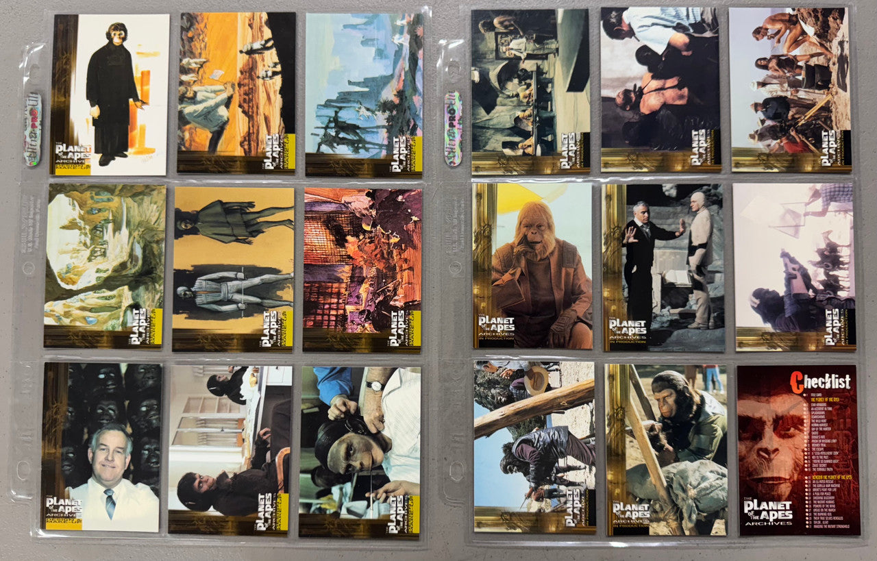 1996 Inkworks Planet of the Apes Archives Complete Card Set