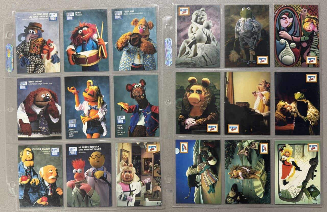 1993 Cardz Jim Henson's Muppets Complete Card Set