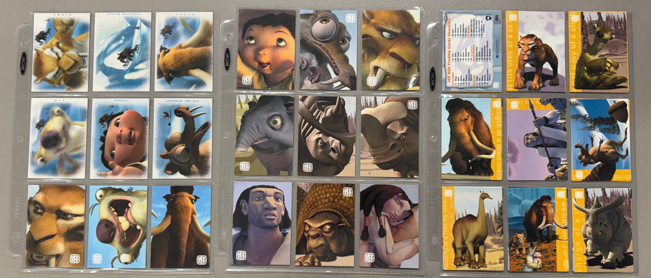 2002 Hero Factory Ice Age Complete Card Set