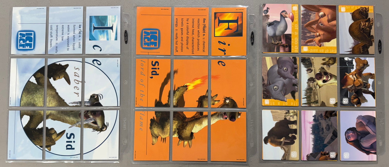 2002 Hero Factory Ice Age Complete Card Set