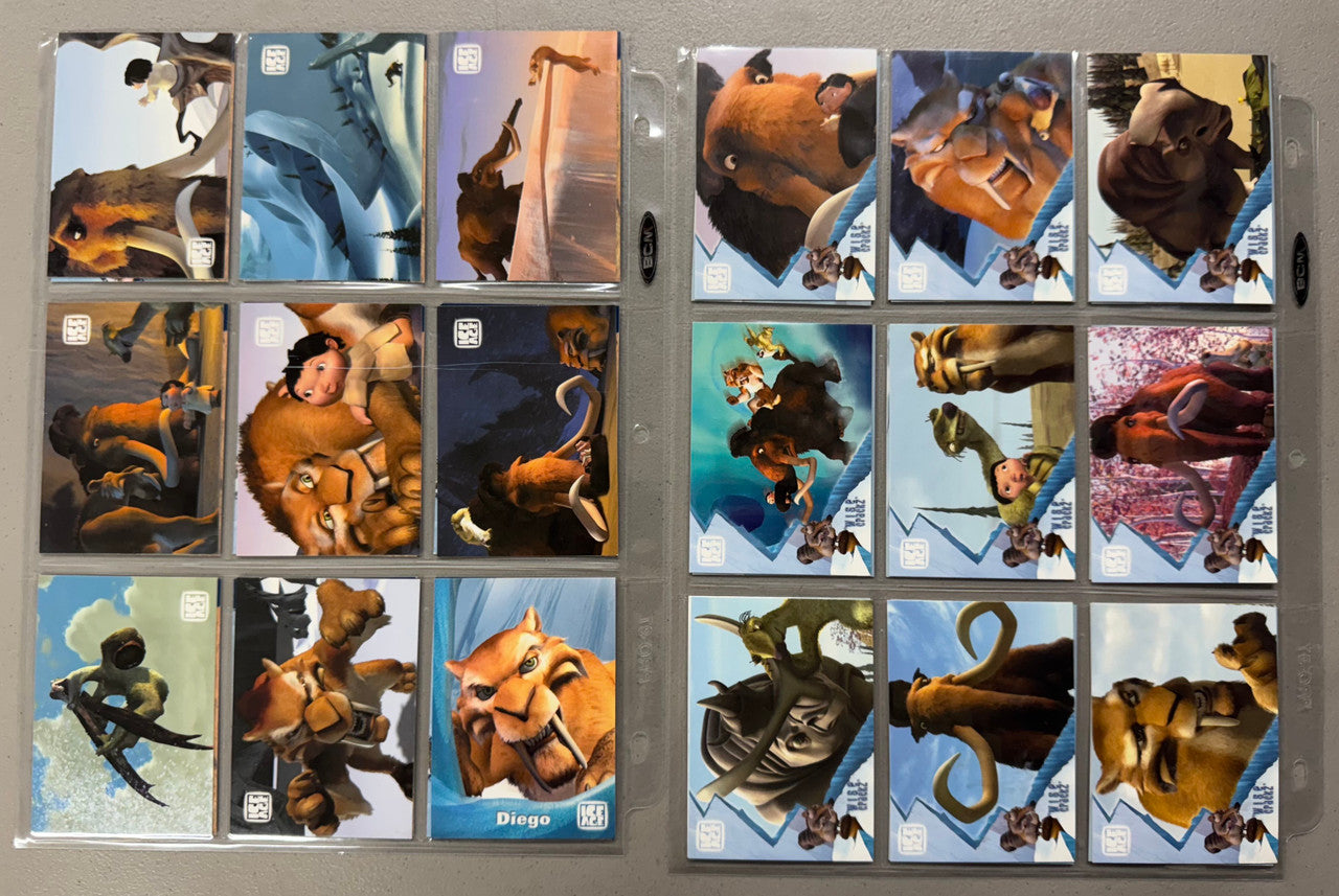 2002 Hero Factory Ice Age Complete Card Set