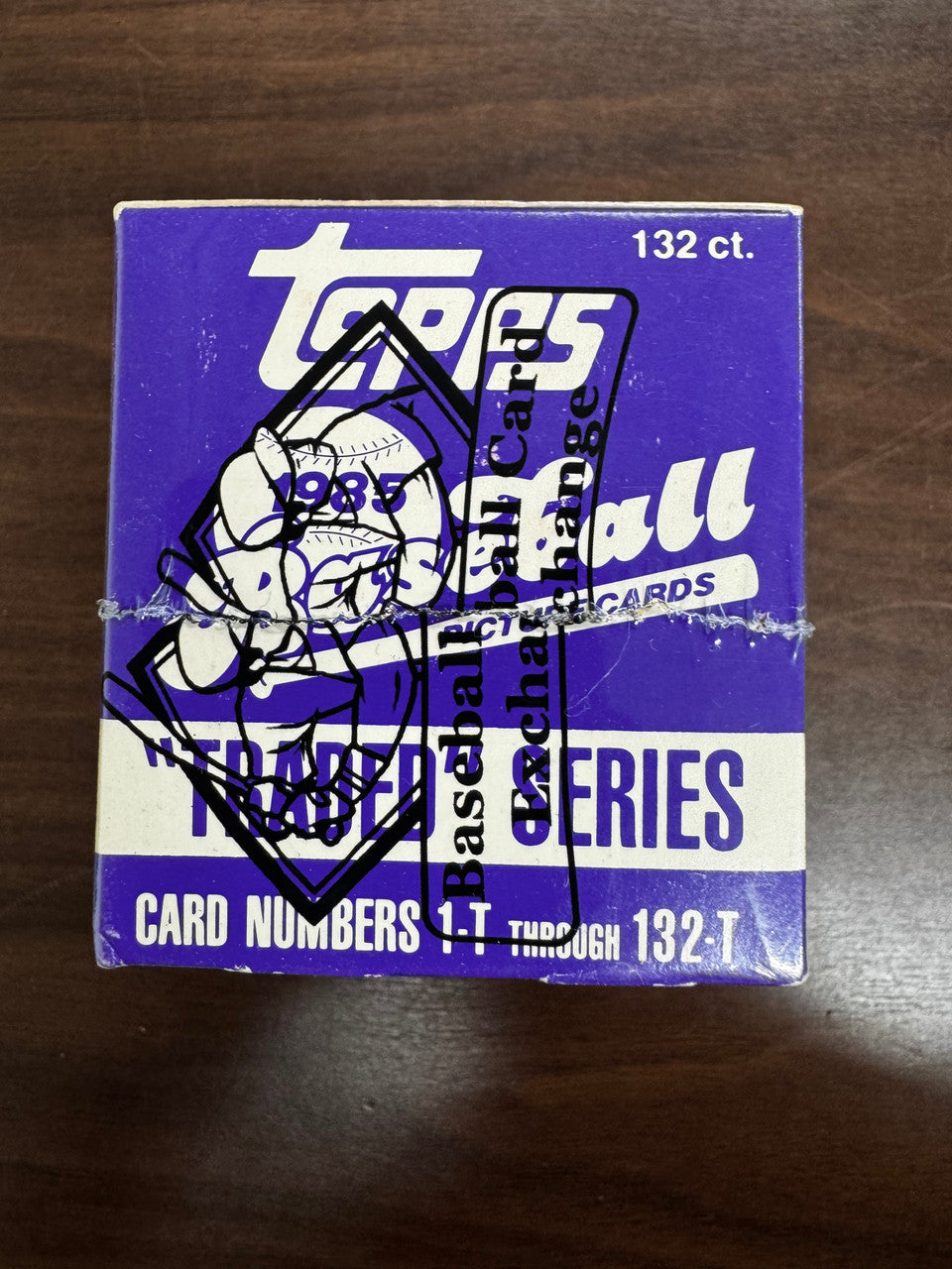 1985 Topps Baseball Traded Series Set BBCE Wrapped Sealed Box Tape Intact