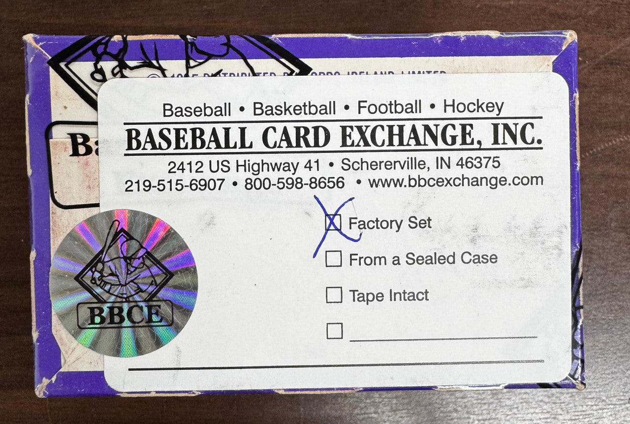 1985 Topps Baseball Traded Series Set BBCE Wrapped Sealed Box