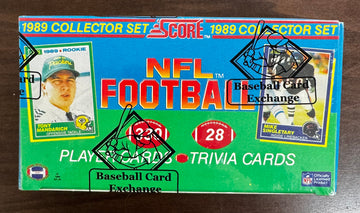 1989 Score Football Complete Factory Set BBCE Wrapped Sealed Sanders RC