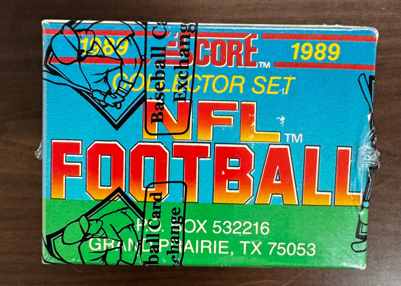 1989 Score Football Complete Factory Set BBCE Wrapped Sealed Sanders RC