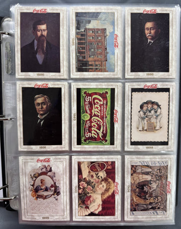 1993-99 Collect-A-Card/Comic Images Coca-Cola Complete Card Sets.
