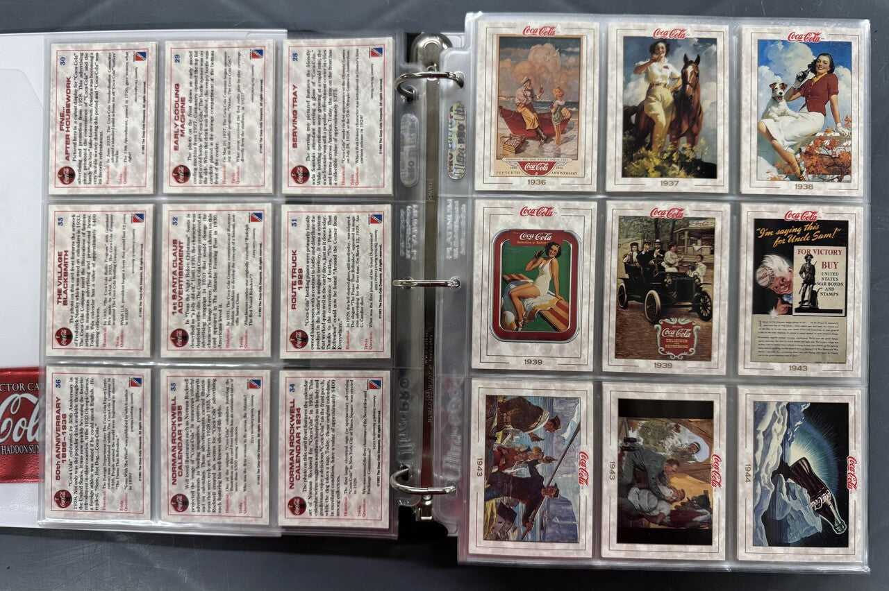 1993-99 Collect-A-Card/Comic Images Coca-Cola Complete Card Sets.