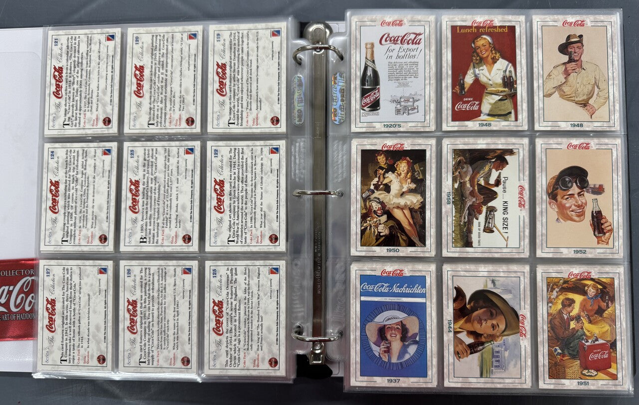 1993-99 Collect-A-Card/Comic Images Coca-Cola Complete Card Sets.